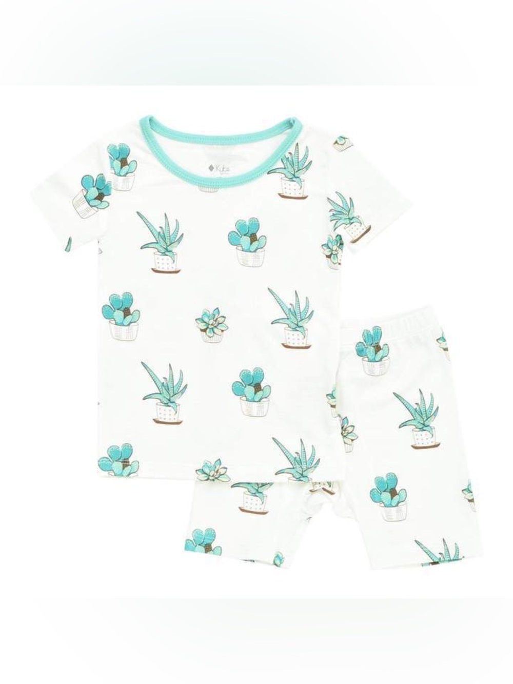 Kyte Baby Sz 3T Short Sleeve Succulent Pajamas Shorts